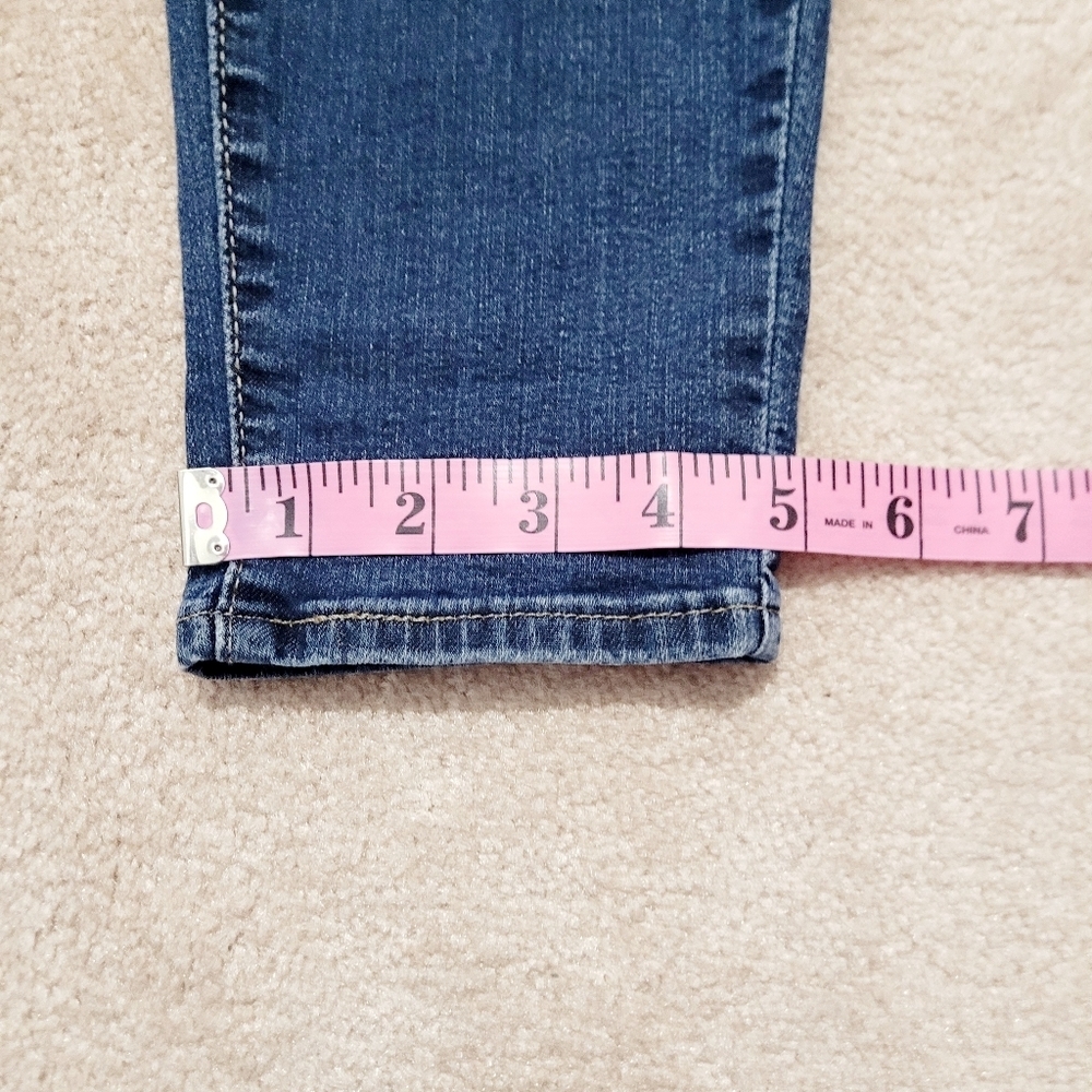 Levi's Baby Bump Skinny Maternity Jeans Size Medium Blue Stretch - Picture 10 of 14